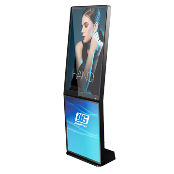 32 inch floor lcd signage with light box